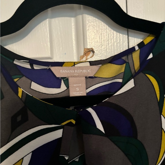 SP Banana Republic multi-color paisley print shell - Picture 7 of 8